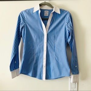 Brooks Brothers Non-iron Stripe Dress Shirt, NWOT